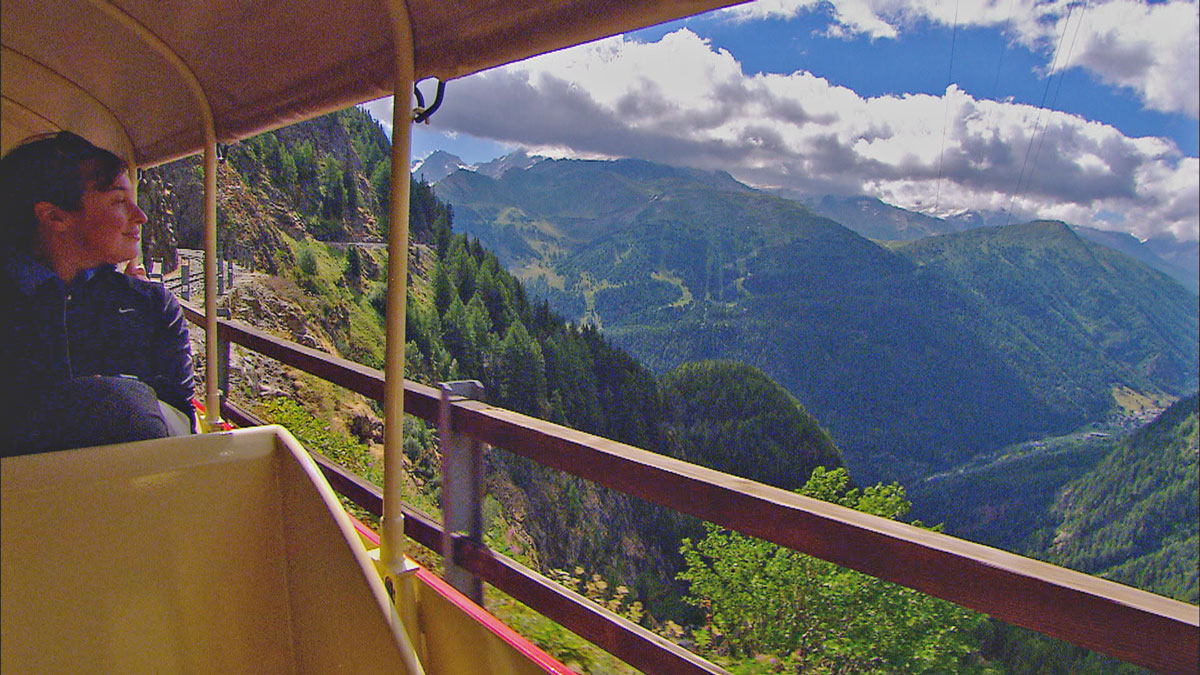 View from Emosson Railway